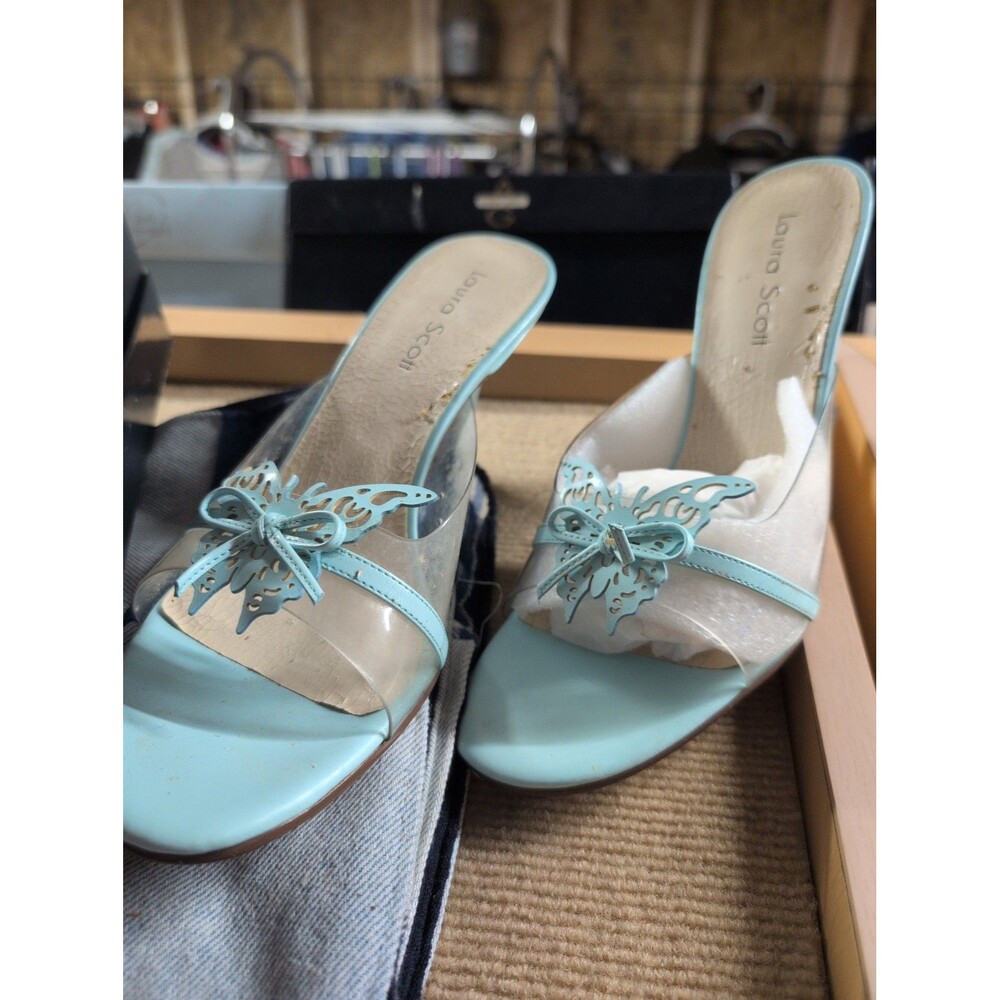 Laura Scott Butterfly Slide Sandals